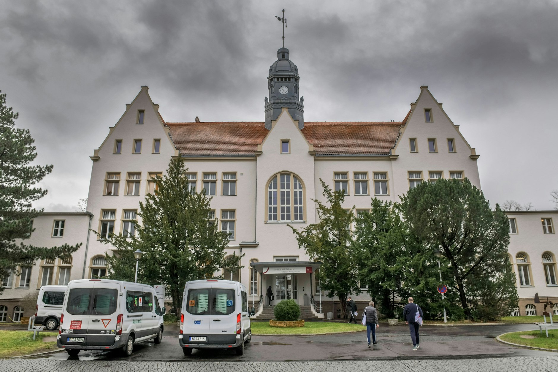 Tatort:  Auguste-Viktoria-Klinikum an der Rubensstraße in Schöneberg. Hier geschah in der dritten Etage das Unfassbare.