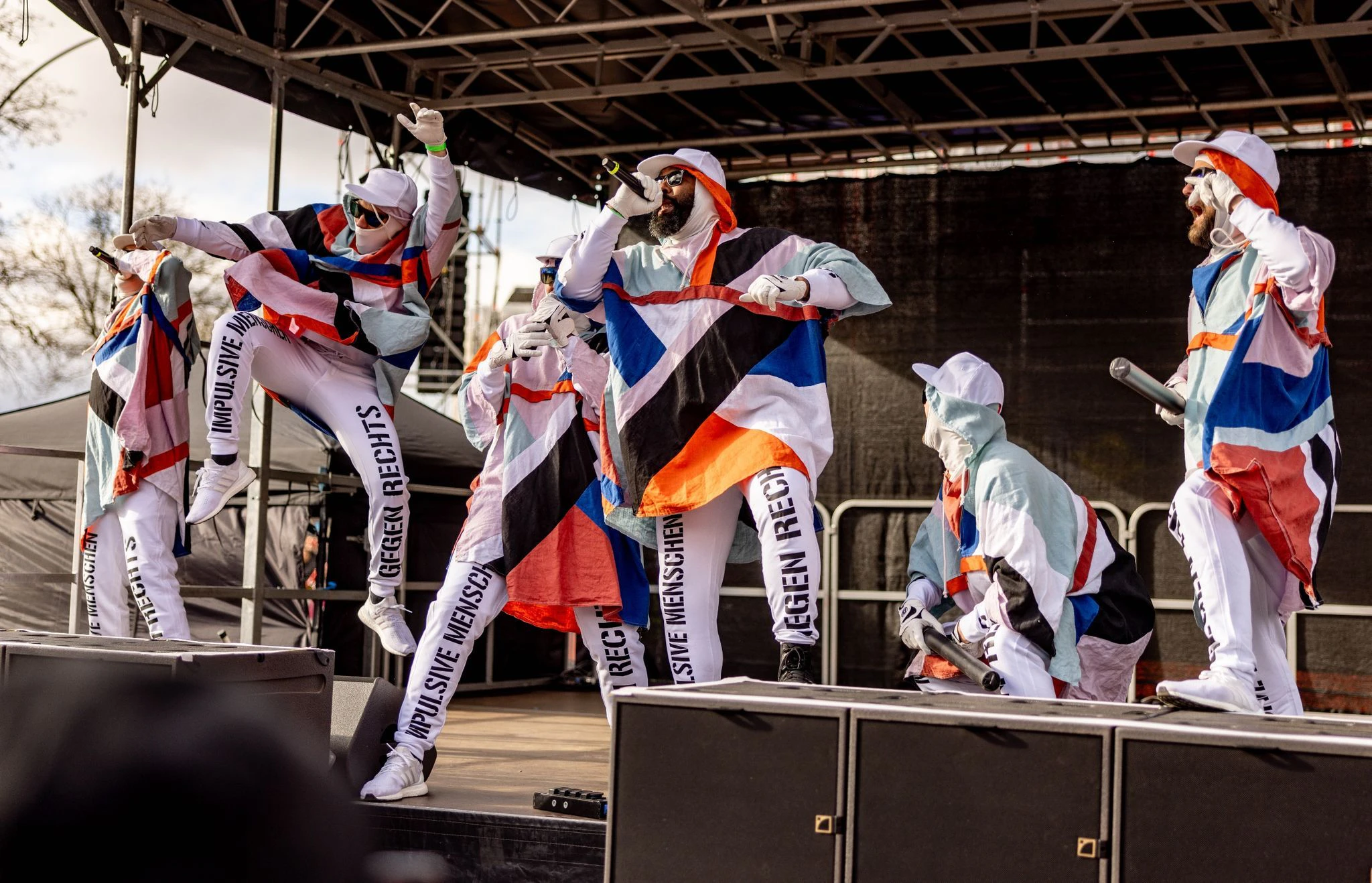 «Wir wollen keine Nazis und keine AfD», skandierte die Hamburger Band Deichkind bei ihrem Auftritt.  