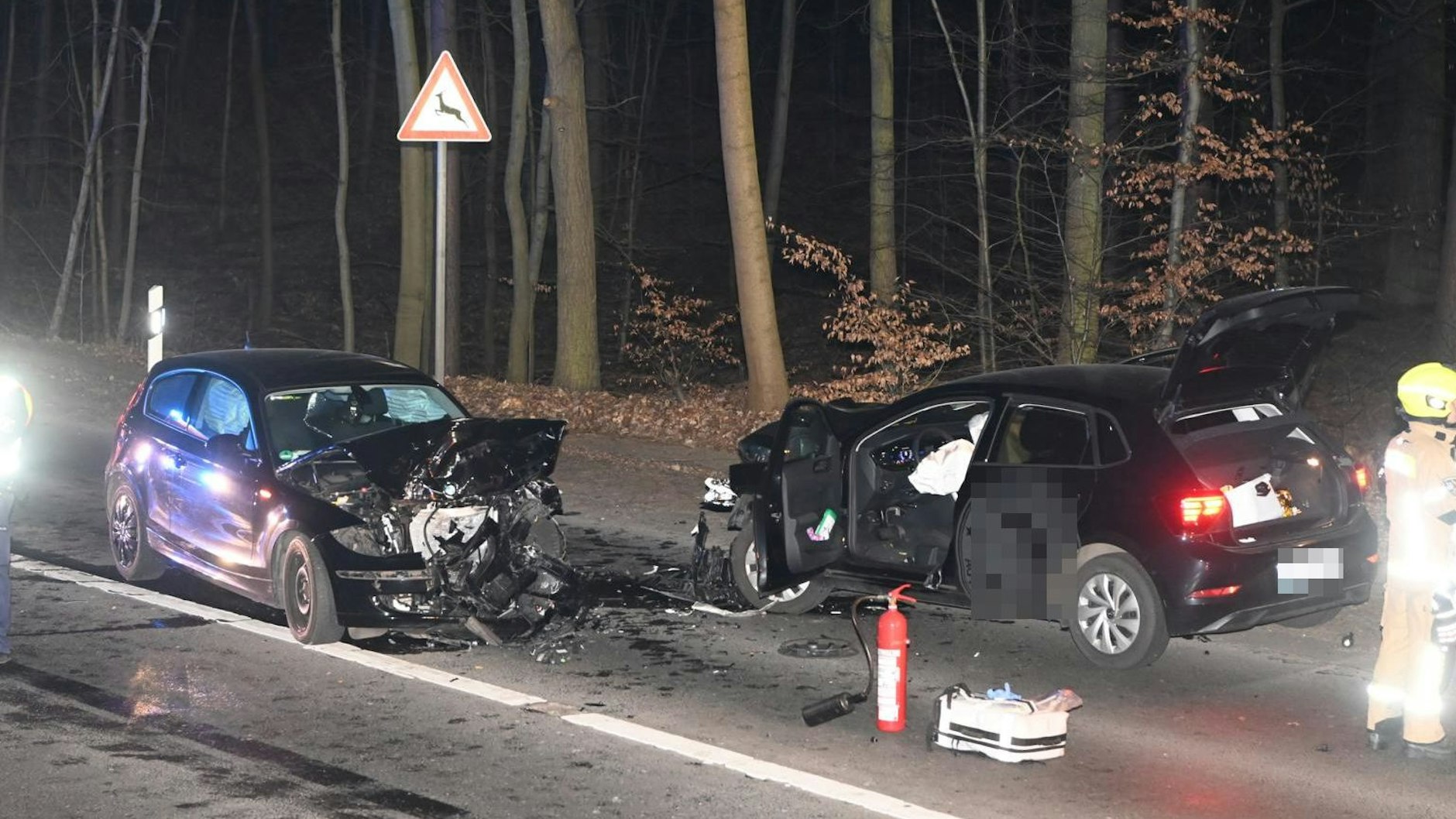 Unfallstelle in Hermsdorf.&nbsp;
