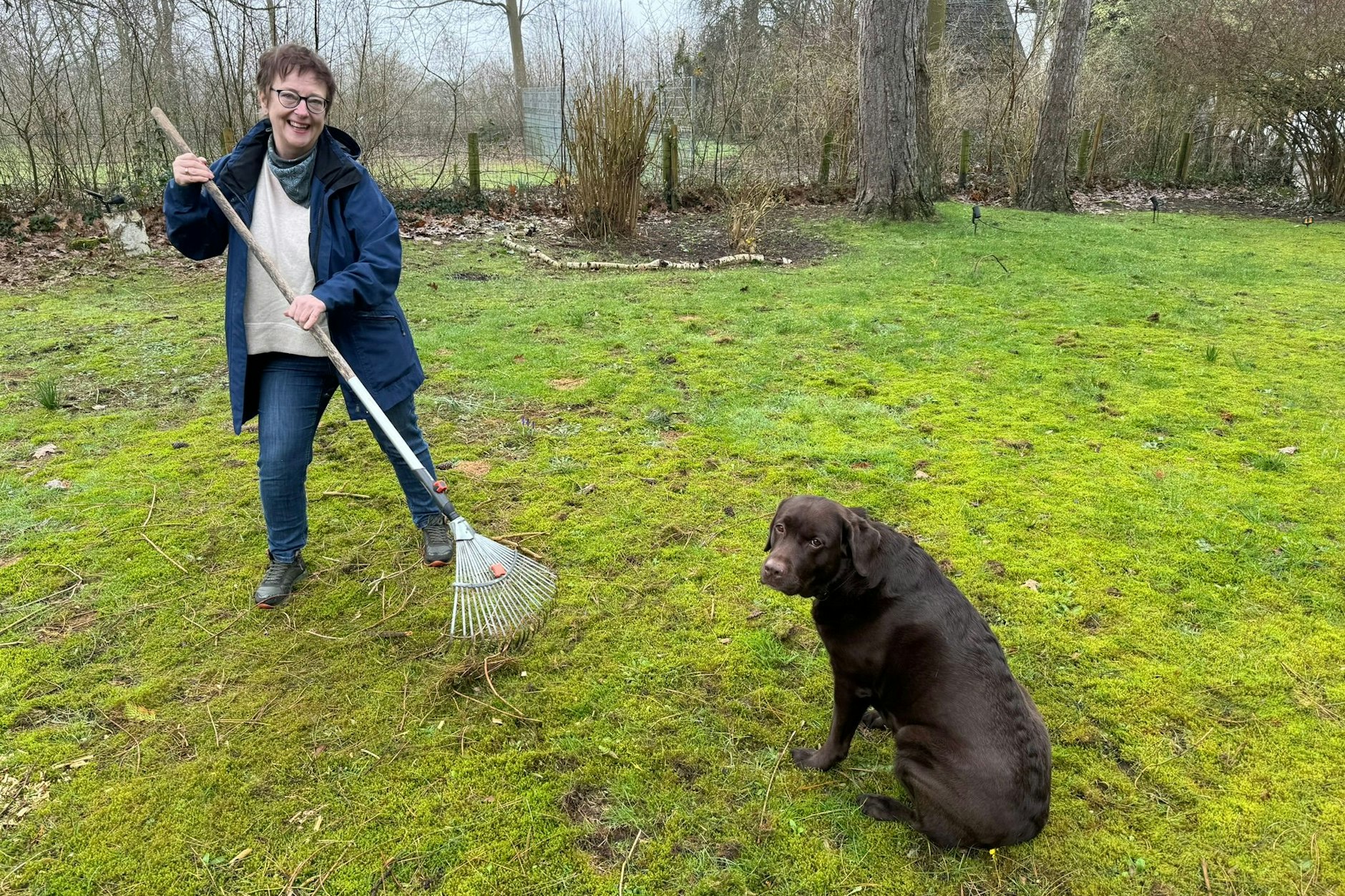 Für die Gartenarbeit werde ich während meiner Rente viel mehr Zeit haben. Frische Luft und Bewegung dabei hält mich fit und gesund. Meine Hündin Nala ist da auch stets an meiner Seite