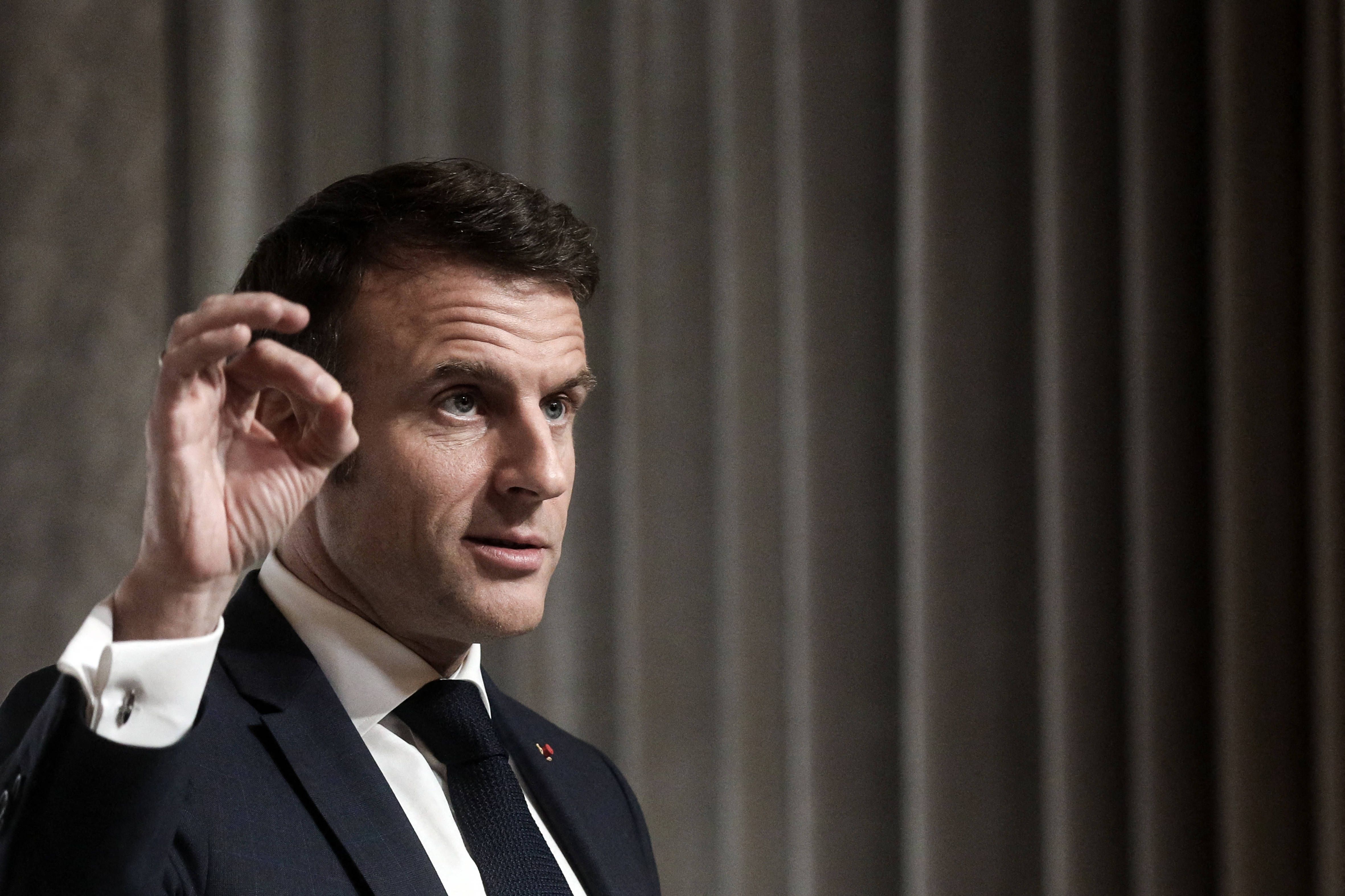 Macron schließt Einsatz von Bodentruppen nicht aus