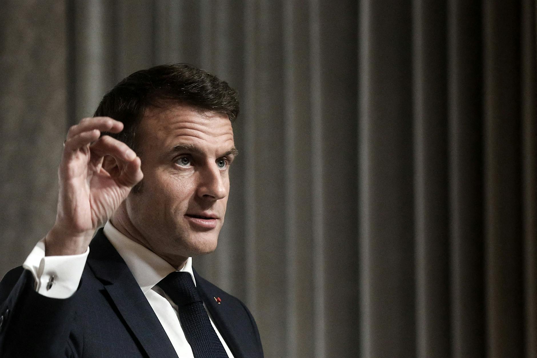 Macron schließt Einsatz von Bodentruppen nicht aus