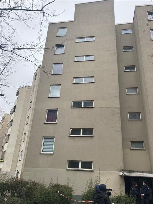 In diesem Wohnhaus lebte Daniela Klette in Berlin.