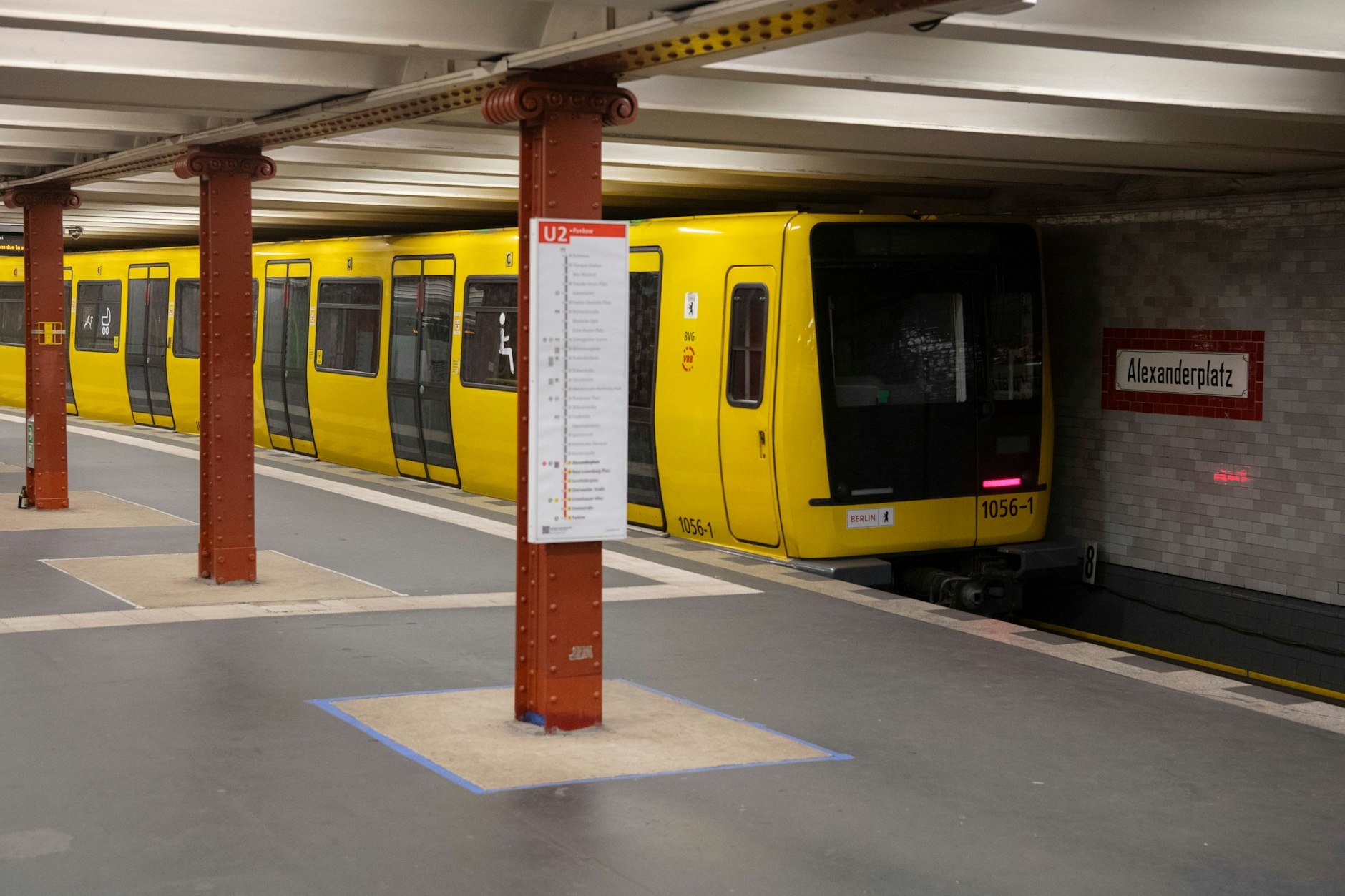 Die Tat ereignete sich am U-Bahnhof Alexanderplatz.&nbsp;