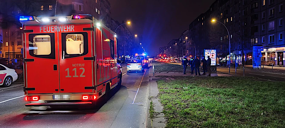 Der Fahrradfahrer wurde ins Krankenhaus gebracht.