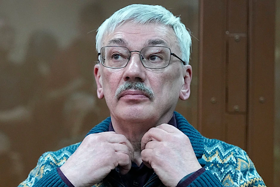 Oleg Orlow muss hinter Gitter.  