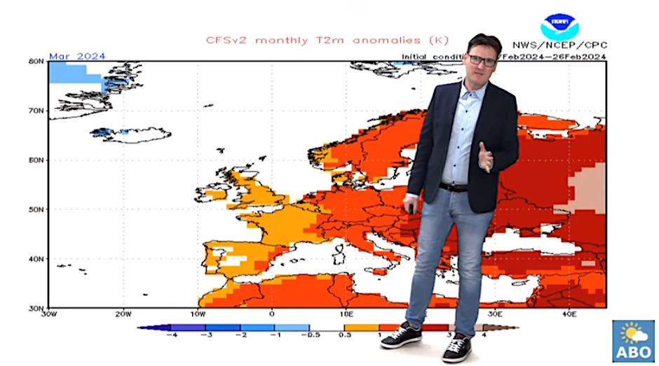 Der März wird zu warm, wird uns aber wohl doch zum Bibbern bringen, erklärt Wetter-Experte Dominik Jung.