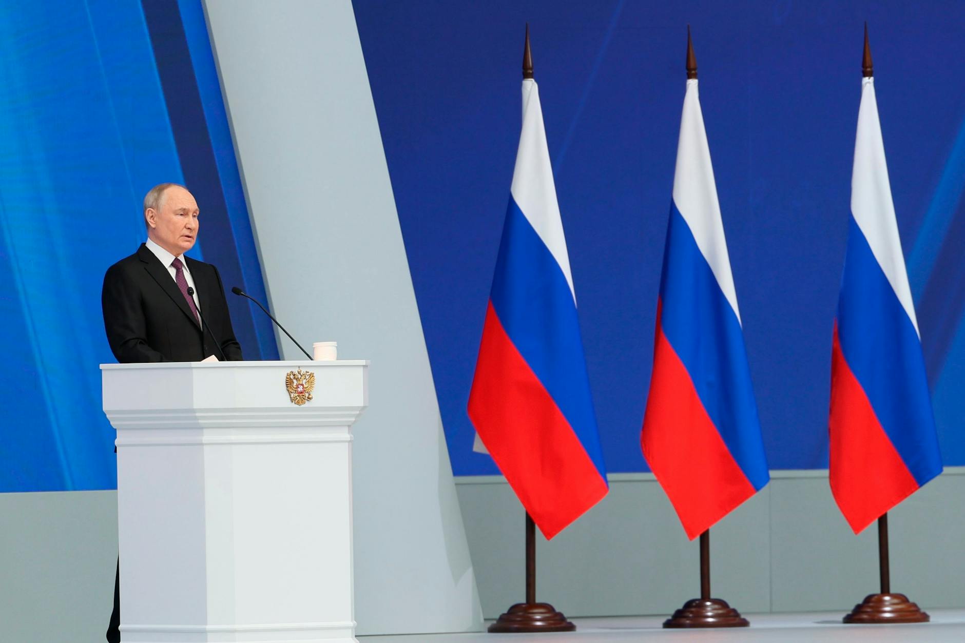 Die Rede von Wladimir Putin wurde in Russland nicht überall aufmerksam verfolgt.