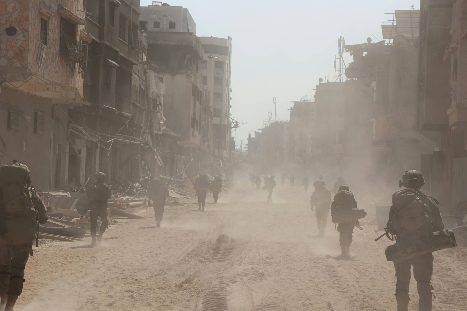 Israelische Soldaten in Chan Yunis.