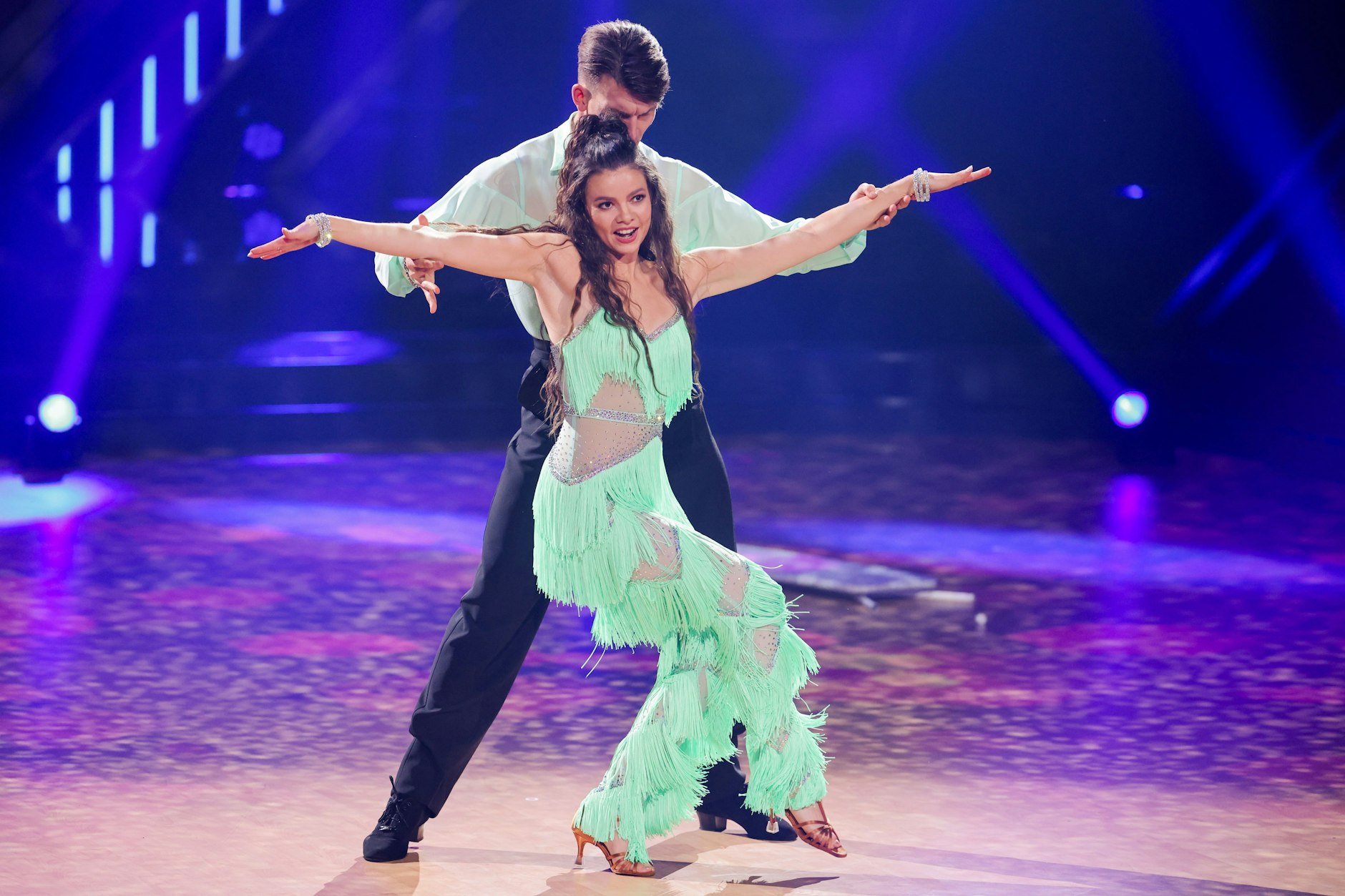 Maria Clara Groppler tanzte mit Mikael Tatarkin.