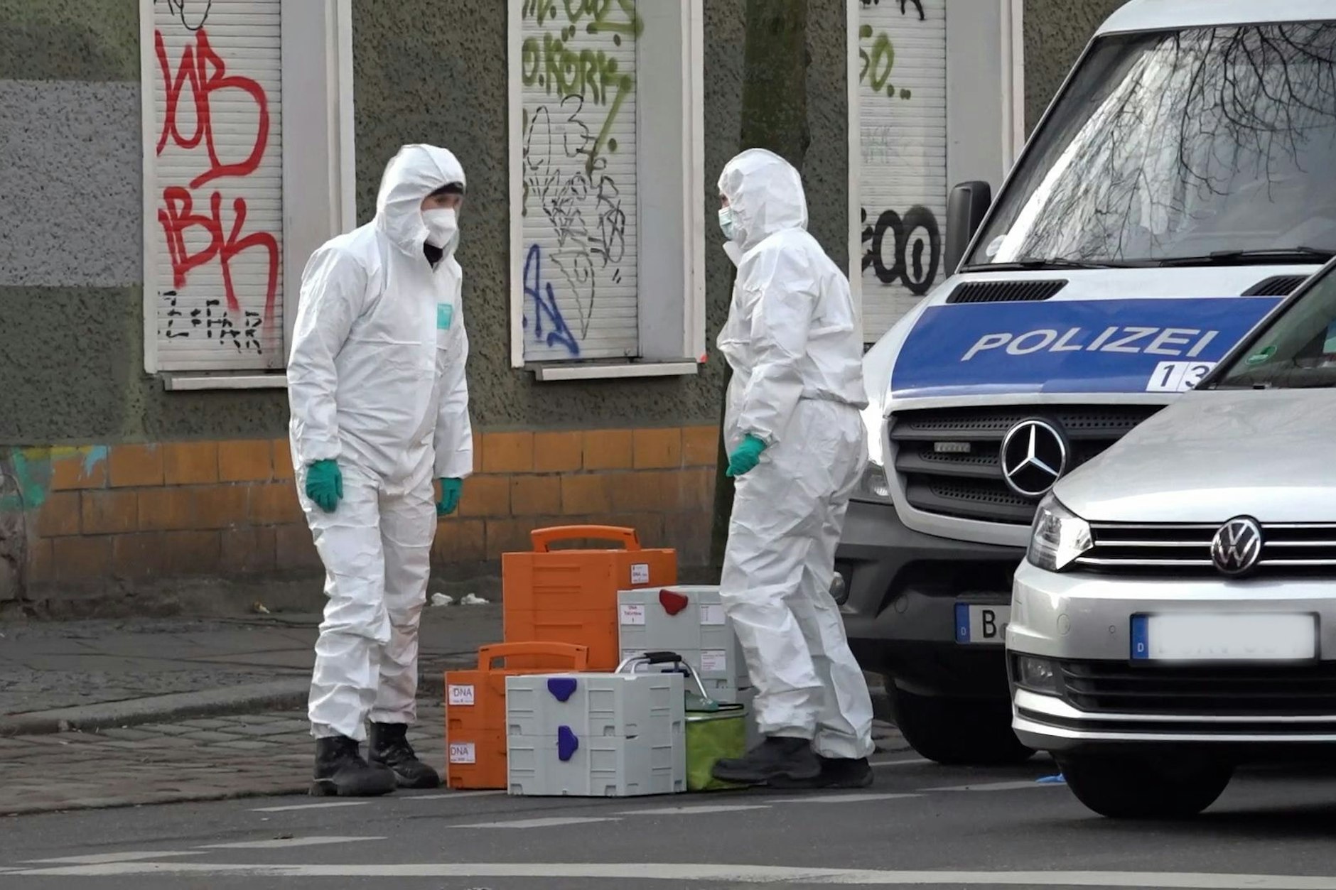 Auch die Spurensicherung kam zum Einsatz