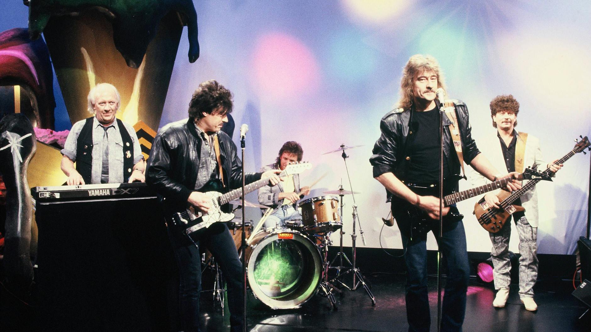 Die Puhdys bei einem Auftritt in den 80er-Jahren.