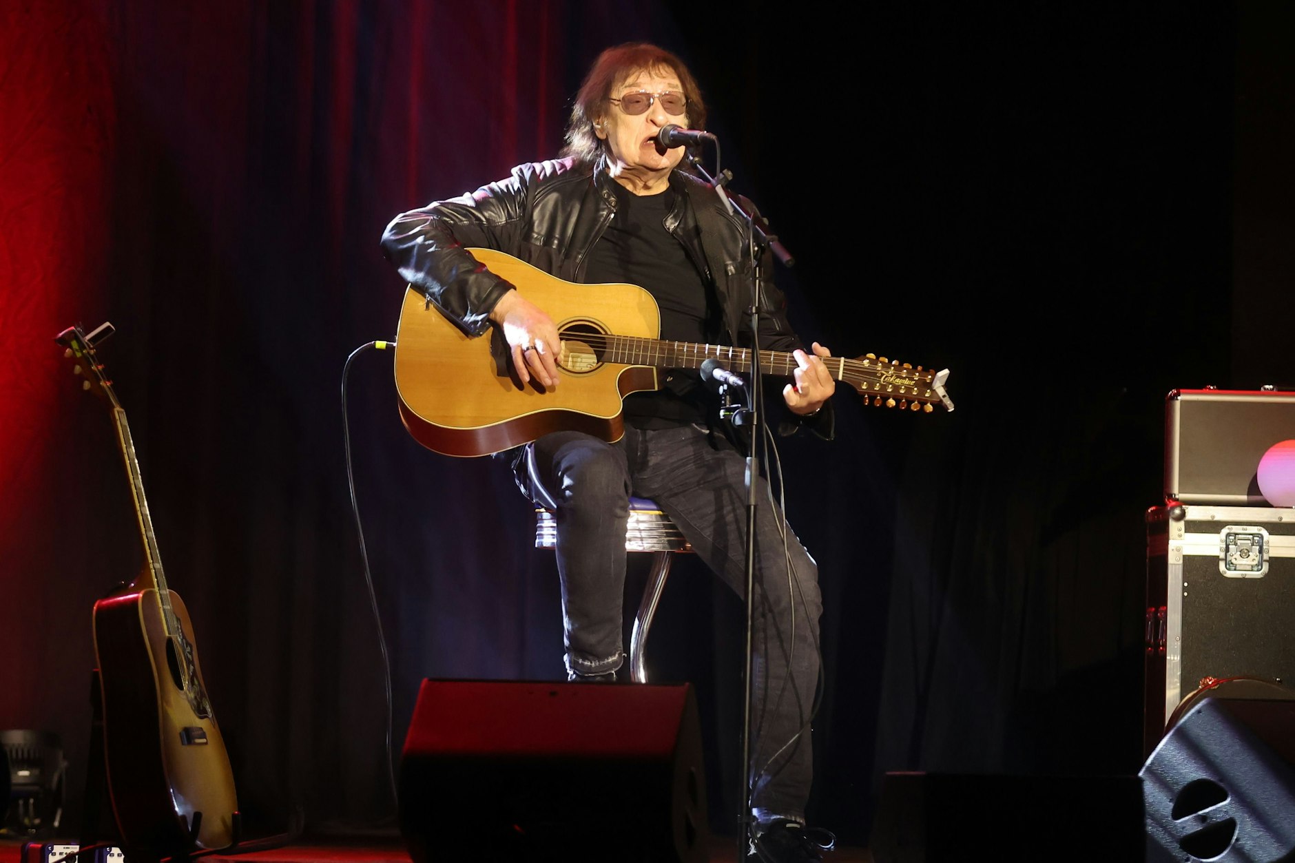 Dieter „Maschine“ Birr vor wenigen Tagen im Freiberger Tivoli, wo der einstige Puhdys-Rocker auch seine neue Autobiografie „Maschine - Was bisher geschah“ vorstellte.