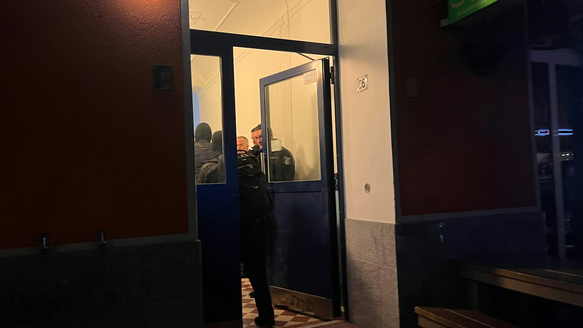 In diesem Haus läuft der Einsatz.