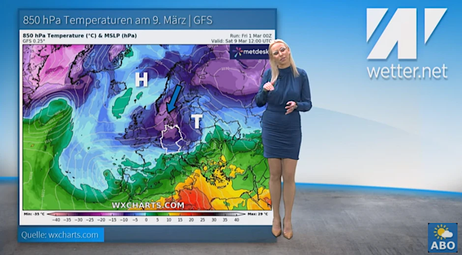 Am kommenden Wochenende schaltet das Wetter noch mal in den Winter-Modus, erklärt Wetter-Expertin Kathy Schrey.