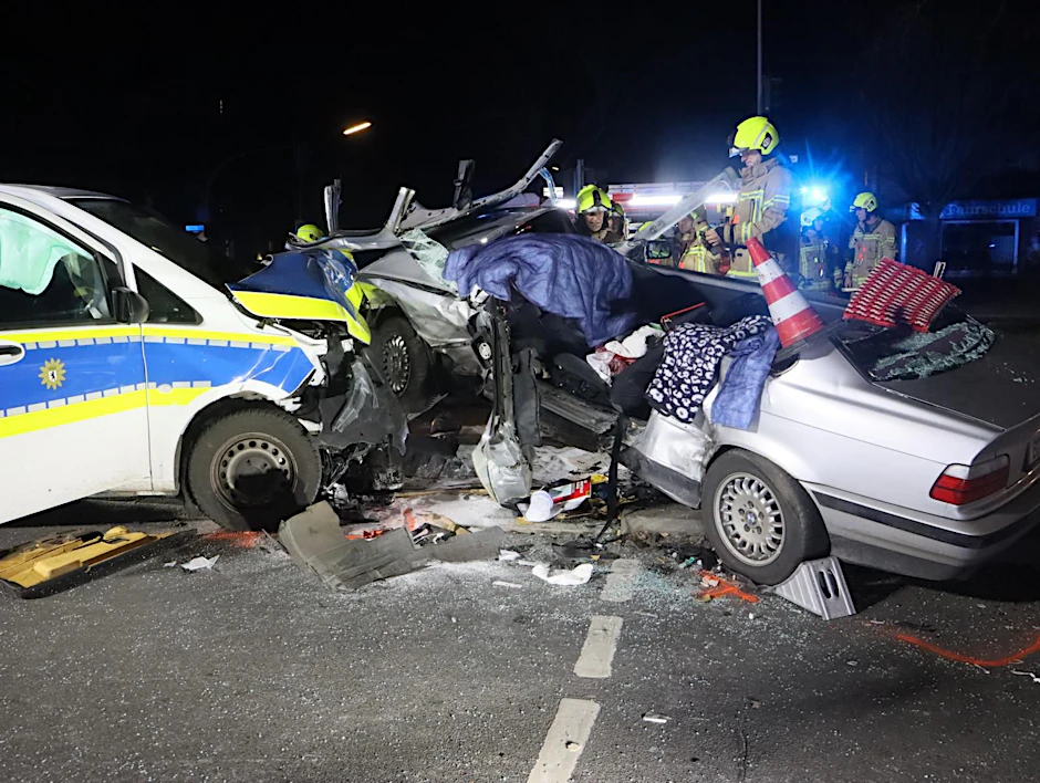 Zu einem dramatischen Unfall kam es in der Nacht in Zehlendorf.