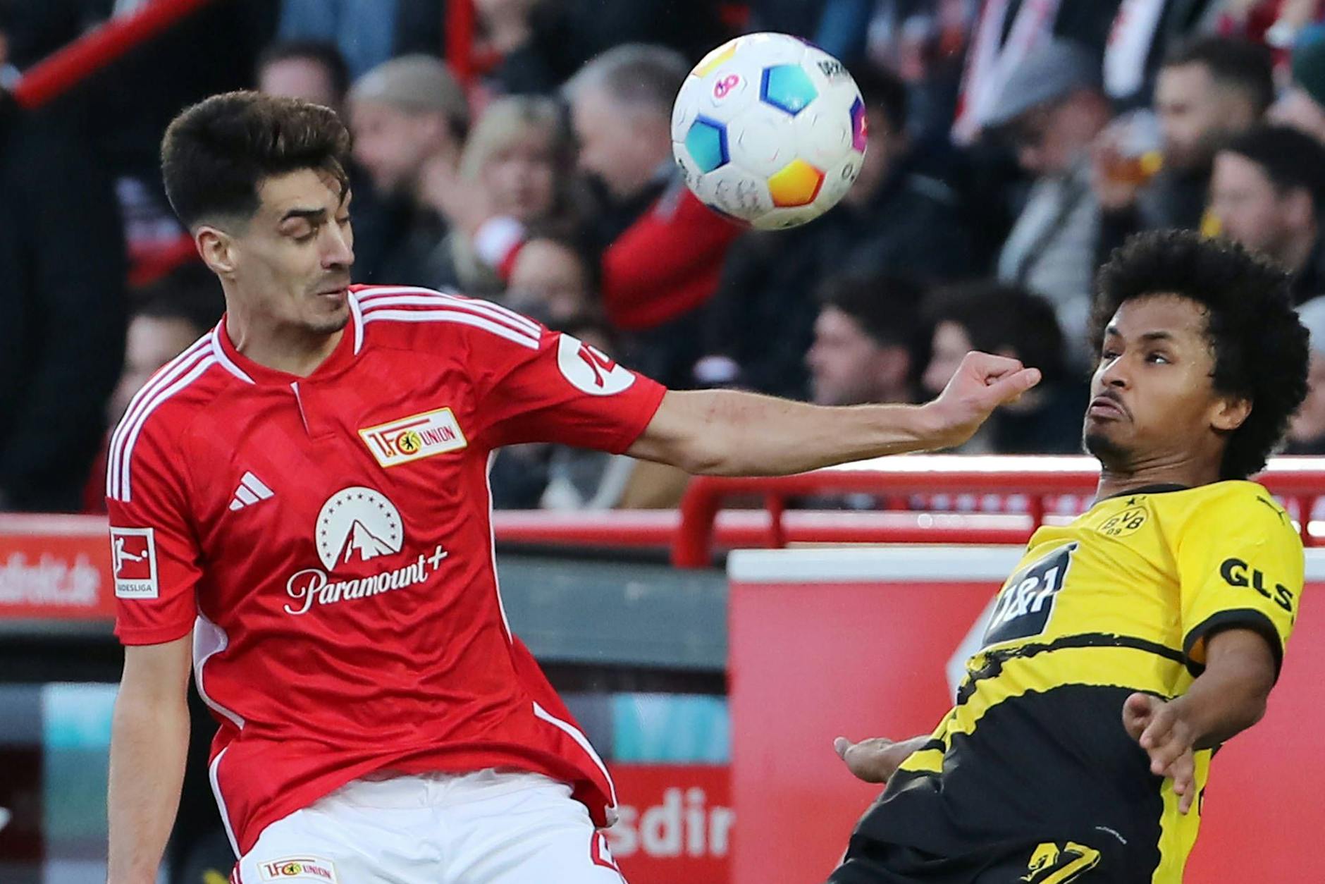 Als Verteidiger ist es die erste Pflicht von Diogo Leite (l.), Tore zu verhindern. Doch jetzt will der Union-Portugiese mehr.