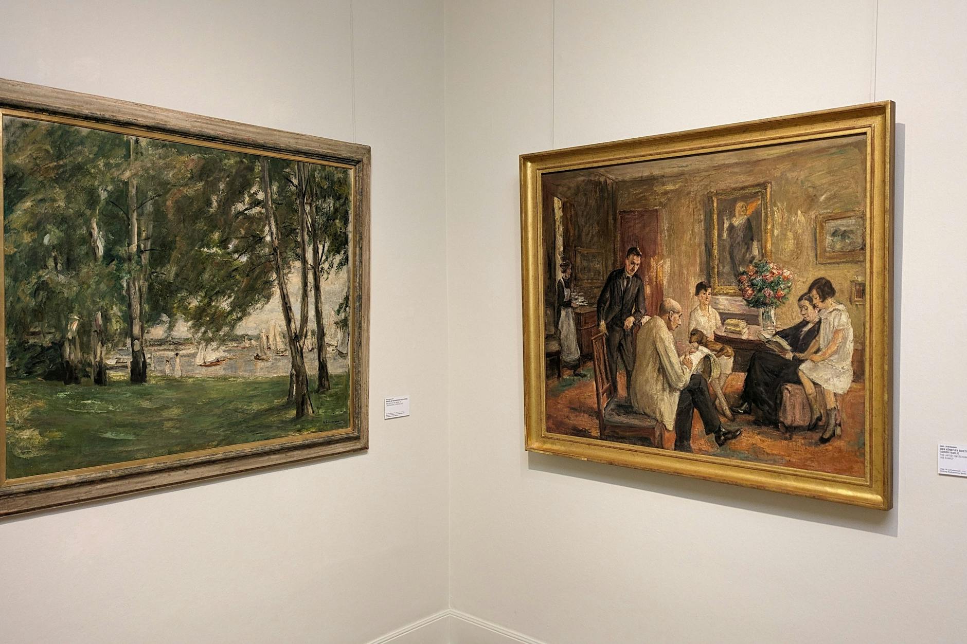 In der Liebermannvilla werden einige seiner schönsten Werke präsentiert; die Ausstellung wirkt sehr persönlich.