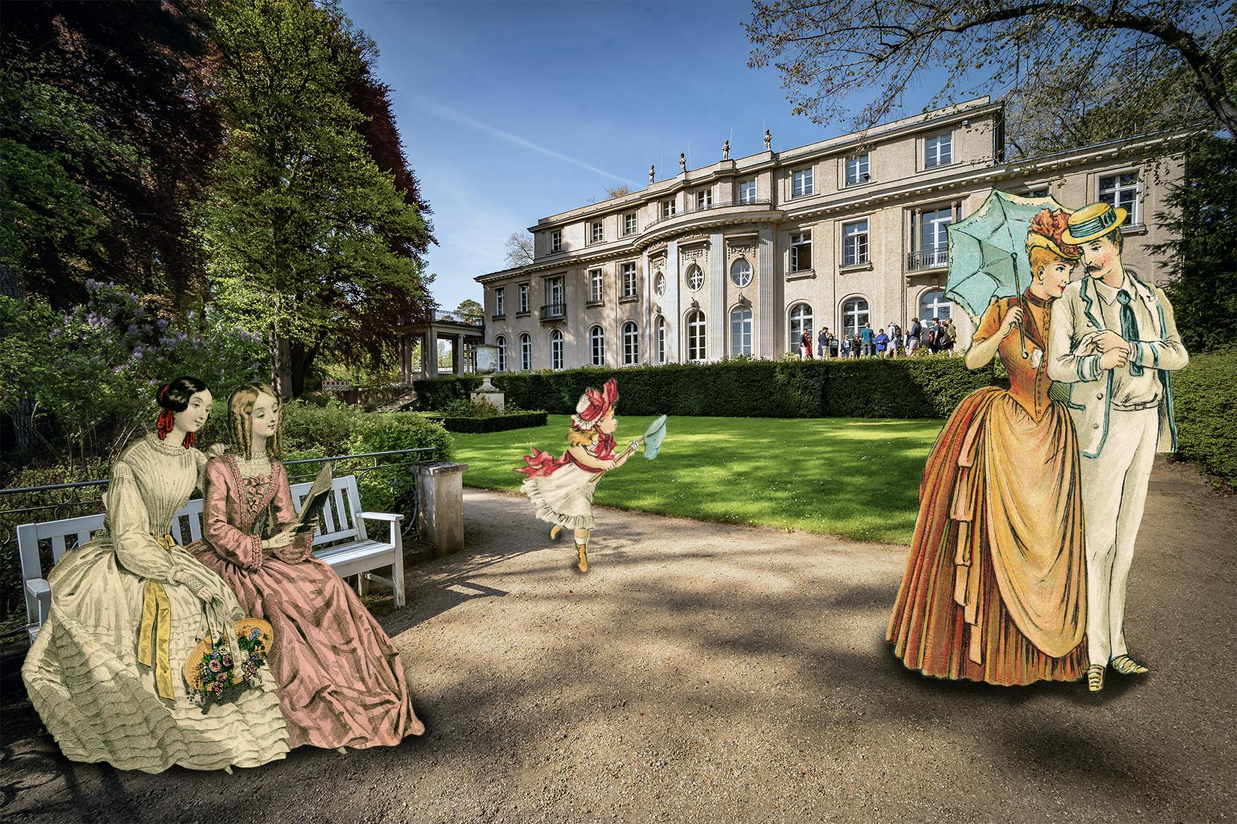 Das Haus der Wannsee-Konferenz mit seinem Garten direkt am See