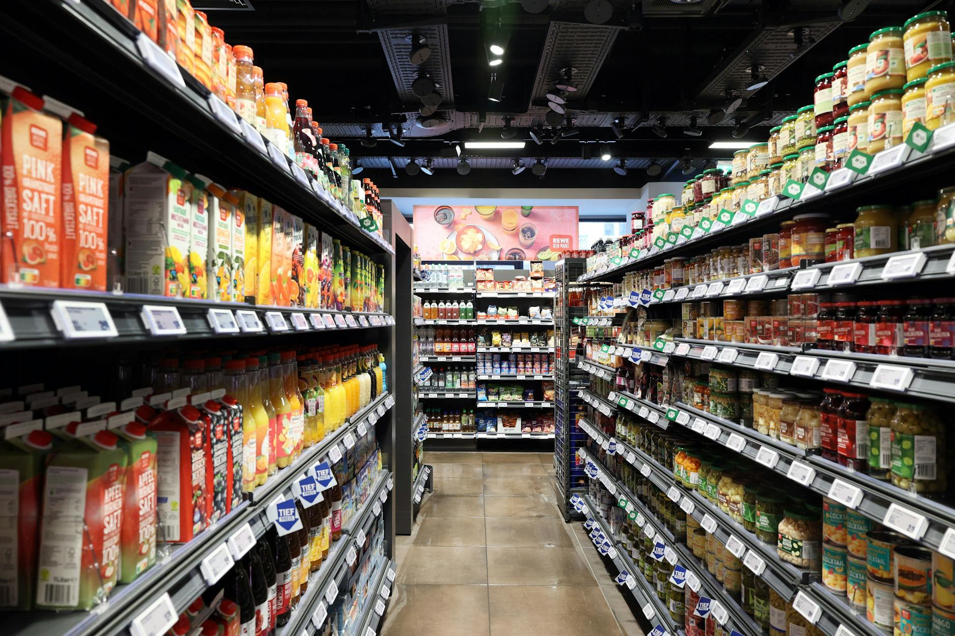 Rewe-Supermarkt in Berlin