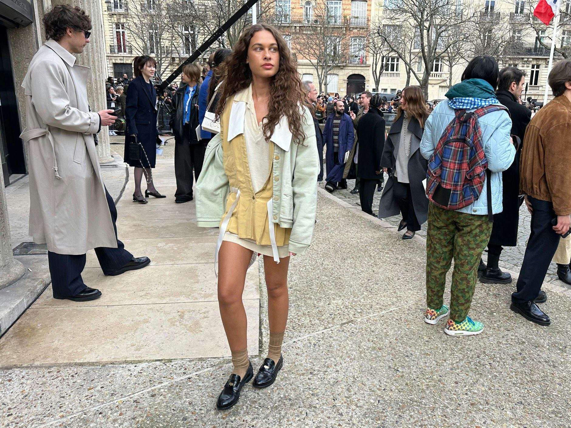 Ein Lagenlook in Pastell