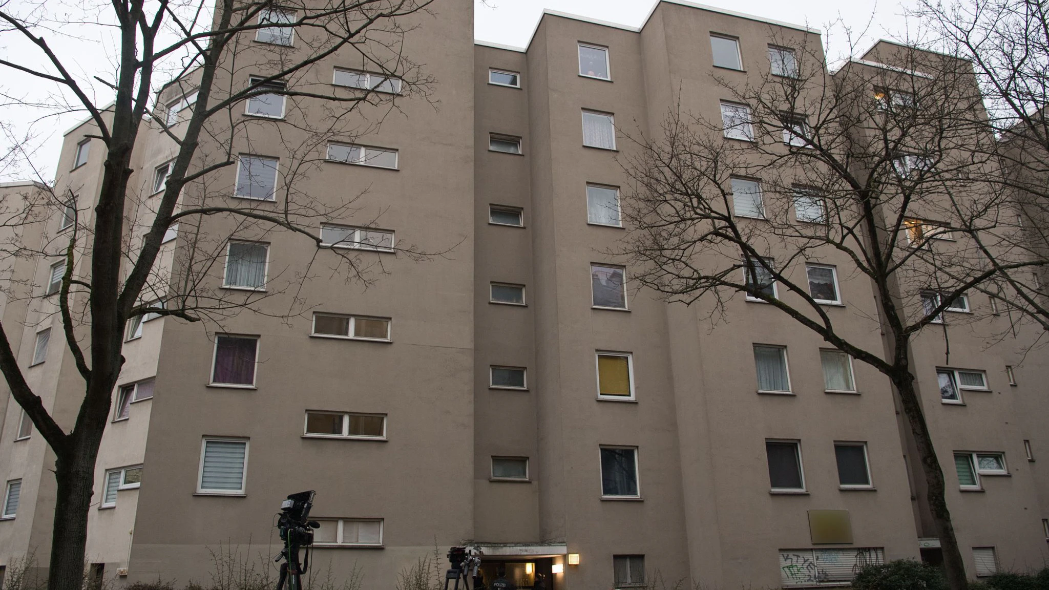 Das Mehrfamilienhaus in Kreuzberg, in dem die frühere RAF-Terroristin Daniela Klette wohnte.