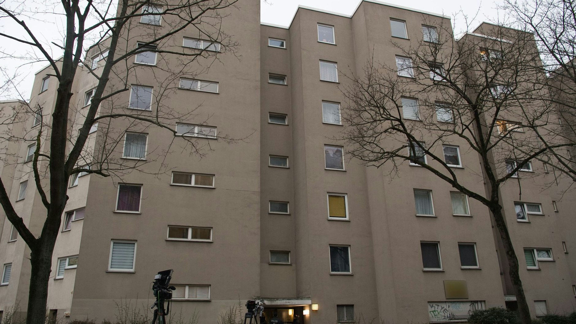 Das Mehrfamilienhaus in Kreuzberg, in dem die frühere RAF-Terroristin Daniela Klette wohnte.