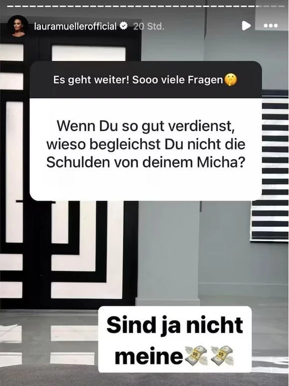 Laura Müller hat keine Lust auf die Schulden ihres Mannes. 