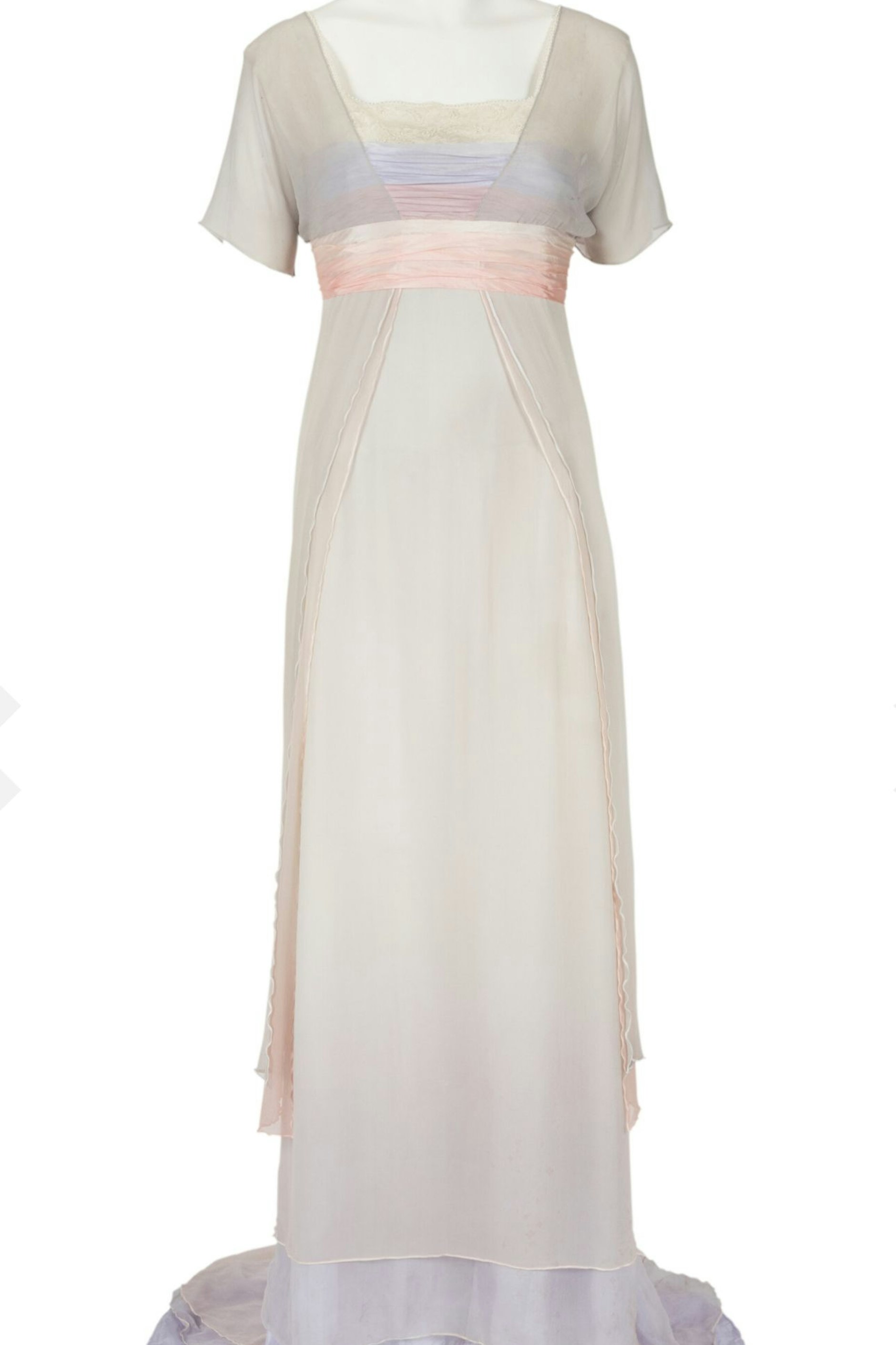 Roses weißes „Schwimm“-Kleid aus der Untergangsszene (Mindestgebot 20.000 Dollar).