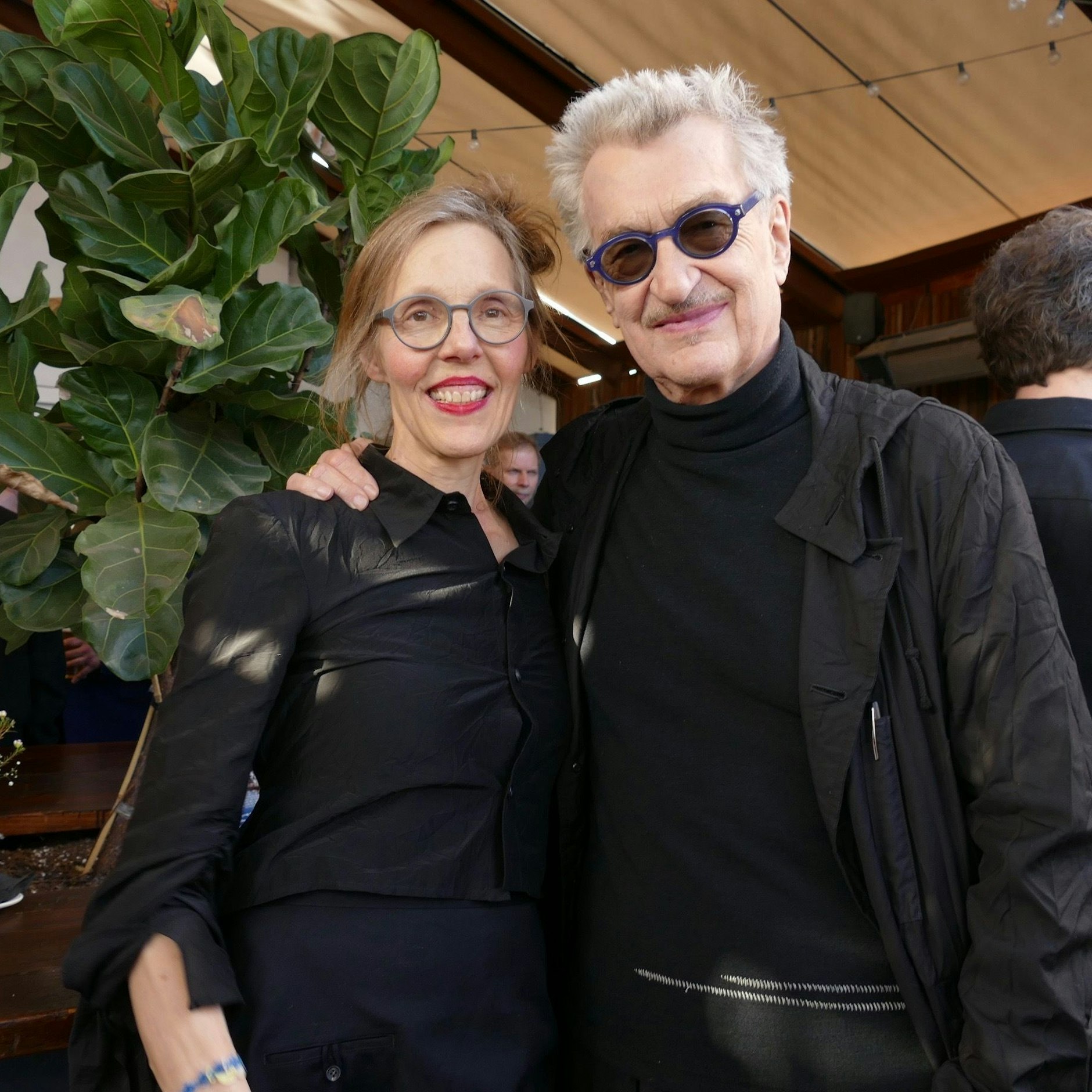 Der Regisseur Wim Wenders und seine Frau Donata Wenders