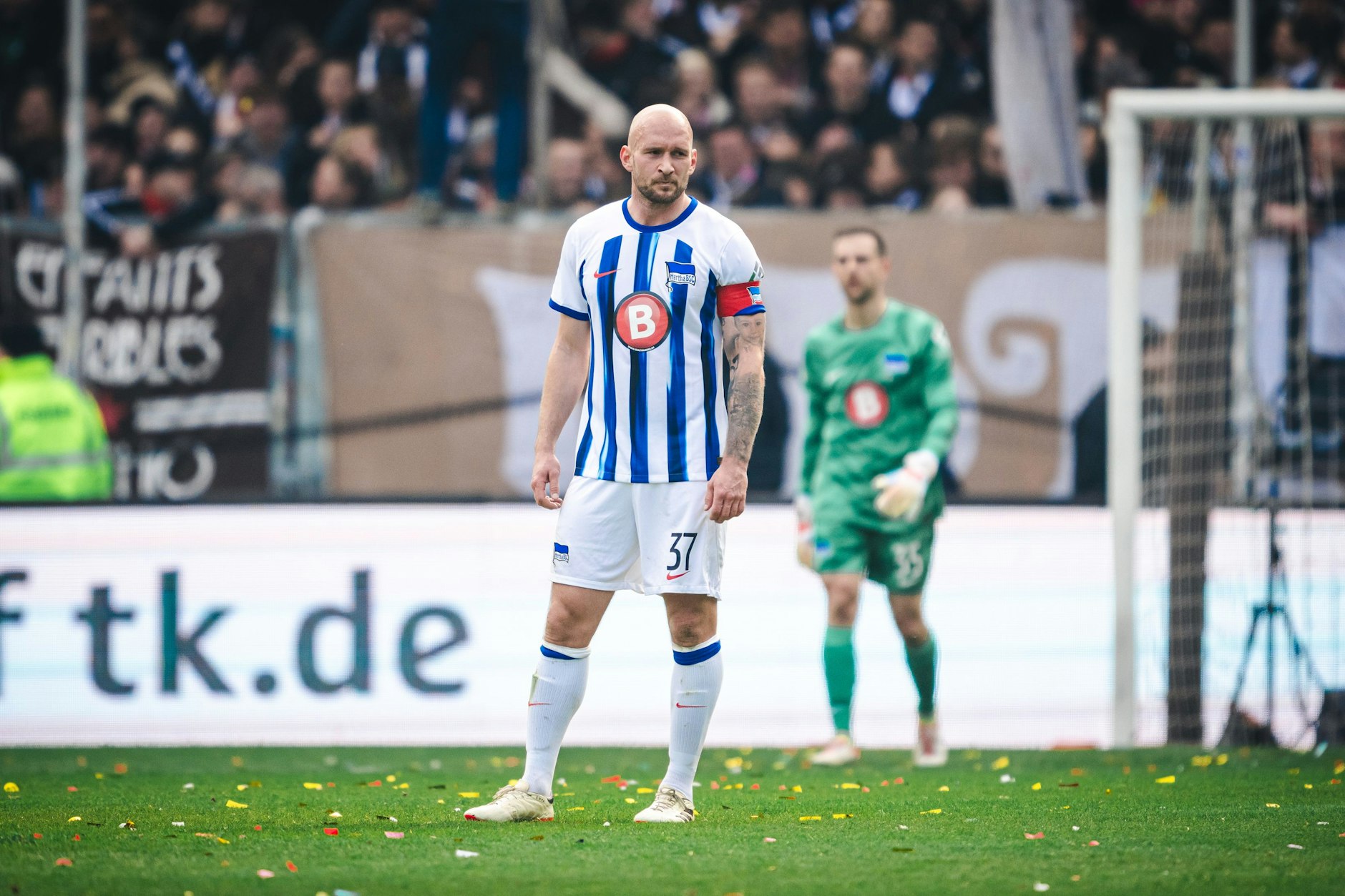 Herthas Kapitän Toni Leistner wurde von Trainer Pal Dardai zur Halbzeit ausgewechselt.