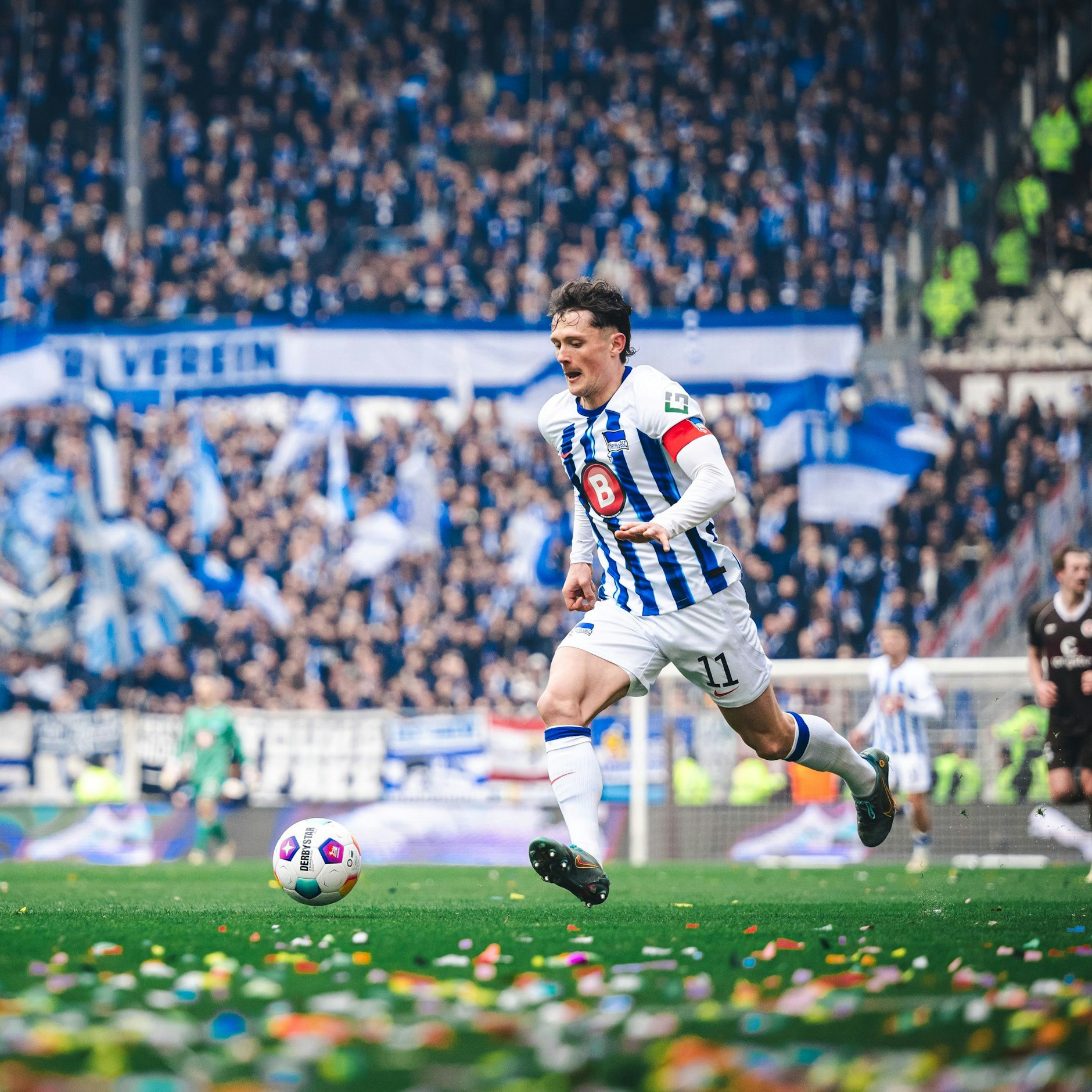 Herthas Fabian Reese konnte beim 0:2 in St. Pauli auch keine entscheidenden Impulse im Angriff setzen.