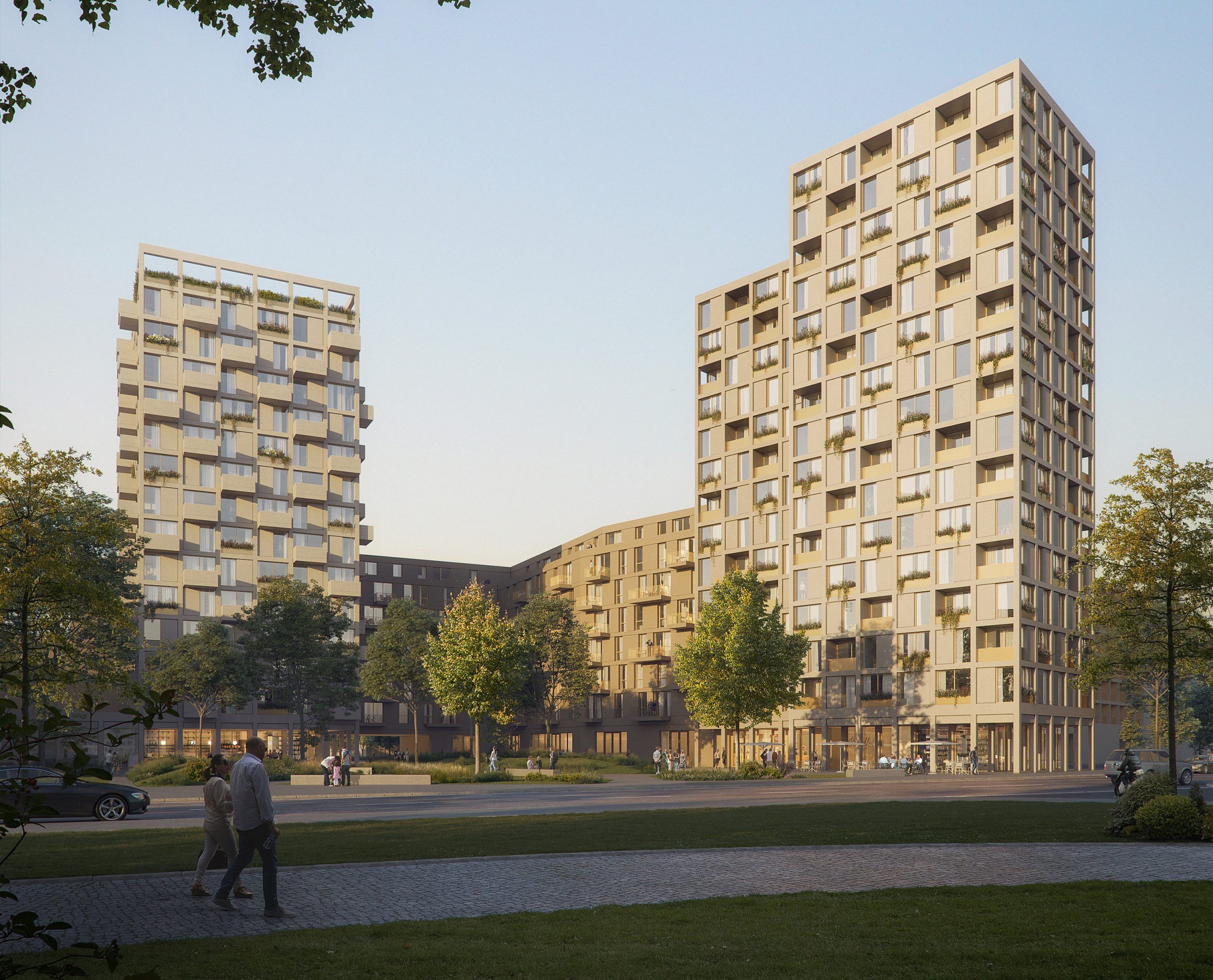 500 neue Wohnungen: Riesige Hochhäuser in Hellersdorf sorgen für Zoff