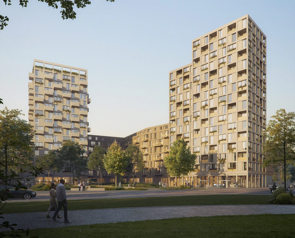 500 neue Wohnungen: Riesige Hochhäuser in Hellersdorf sorgen für Zoff