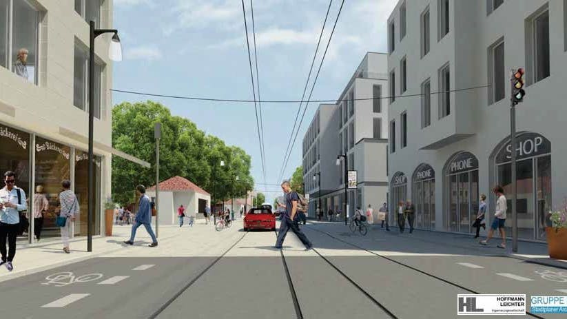 Der Umbau der Dörpfeldstraße in Adlershof soll zu mehr Attraktivität beitragen.
