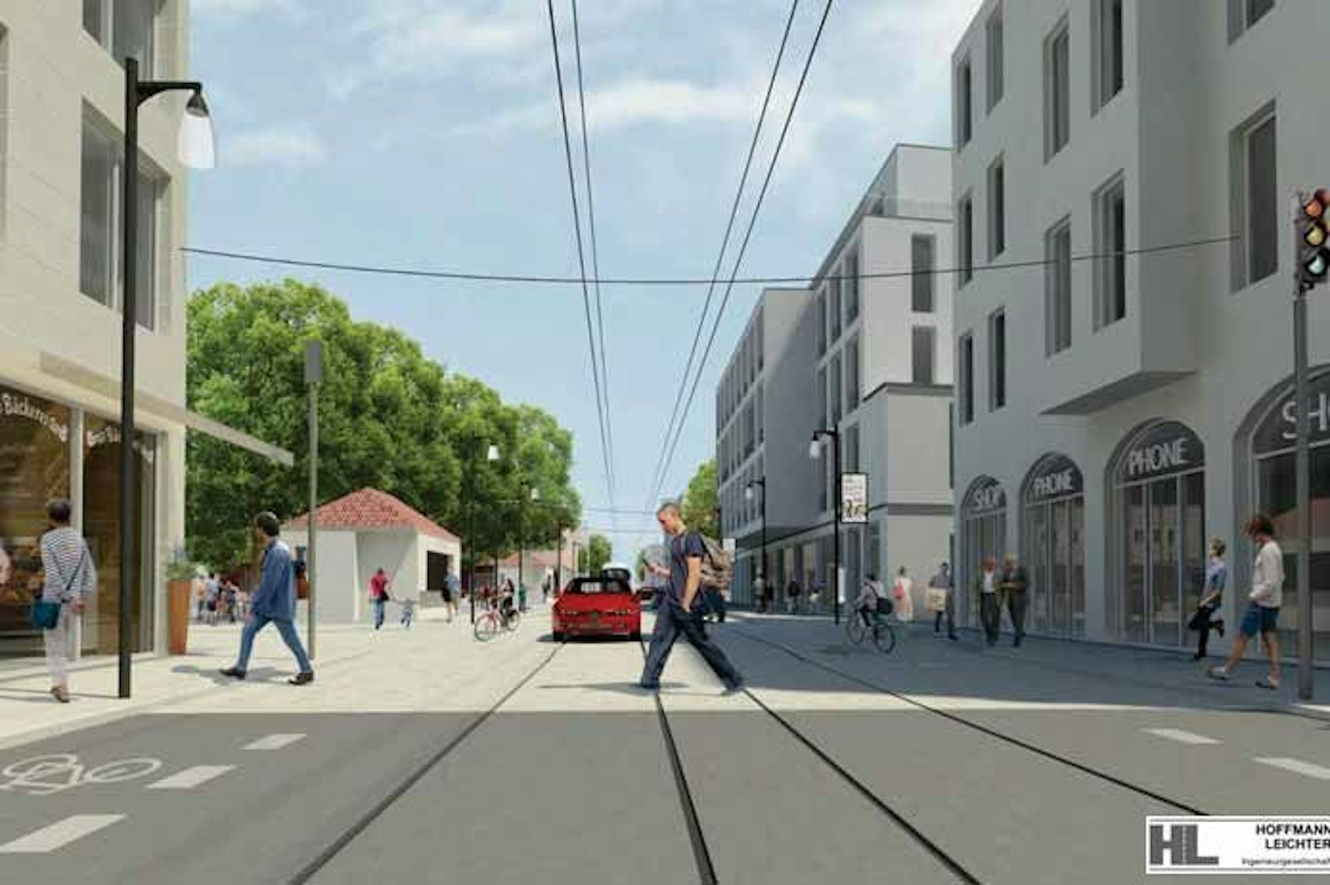 Der Umbau der Dörpfeldstraße in Adlershof soll zu mehr Attraktivität beitragen.