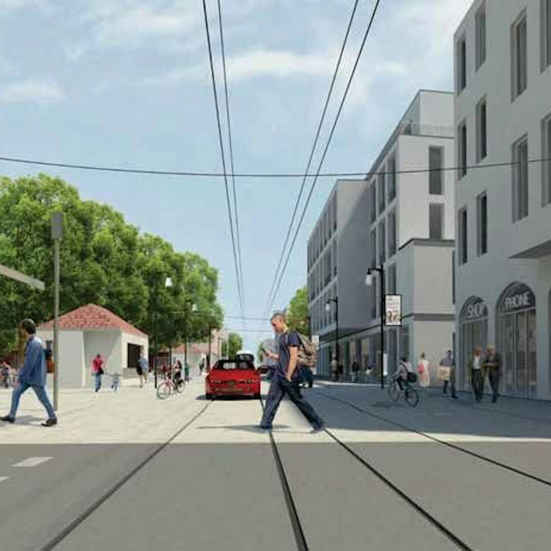 Umbau der Dörpfeldstraße: So soll die Flaniermeile fit gemacht werden