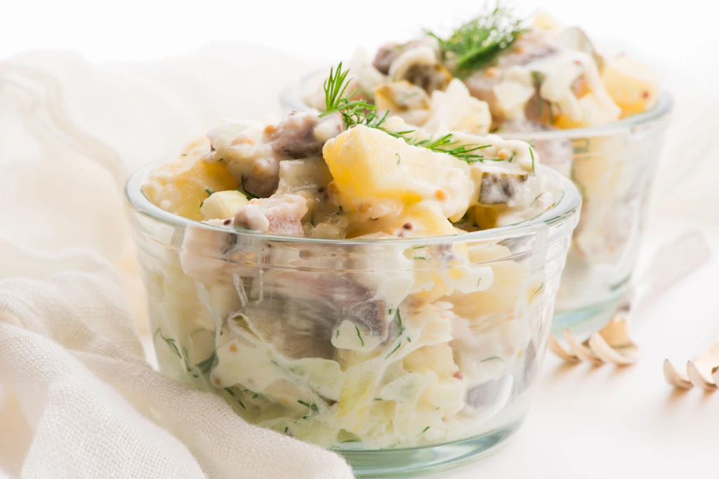 Rezept für Gurken-Kartoffeln mit Bismarckhering – einfach, schnell und lecker