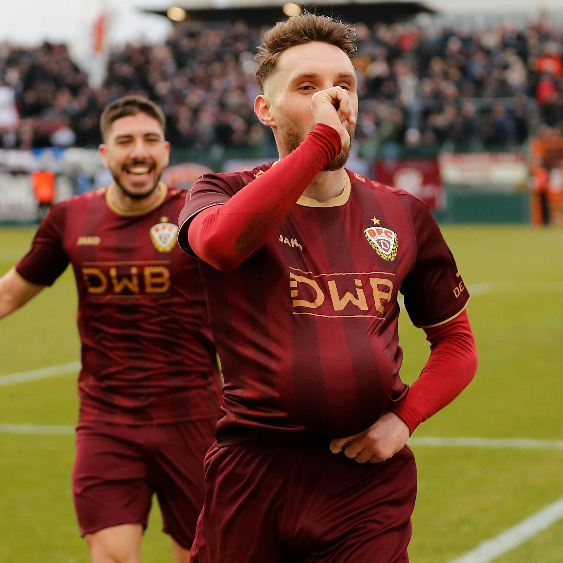 Läuft beim BFC Dynamo: Stürmer Amar Suljic trifft bald für drei