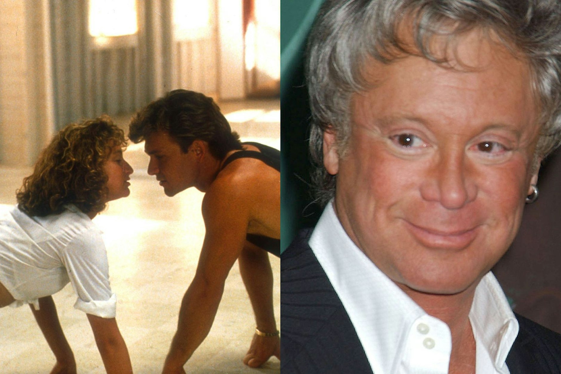 Sänger Eric Carmen (r.) ist tot. Sein Hit „Hungry Eyes“ prägte den Kassenschlager „Dirty Dancing“ (Filmszene/l.). 
