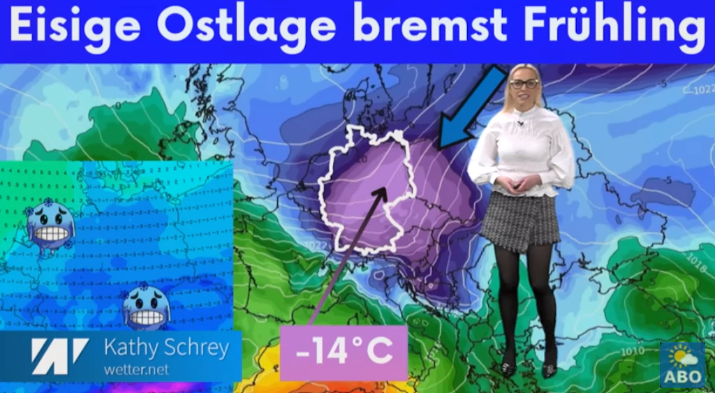 Hammer beim Wetter: Temperatursturz um 22 Grad – es wird bibberkalt