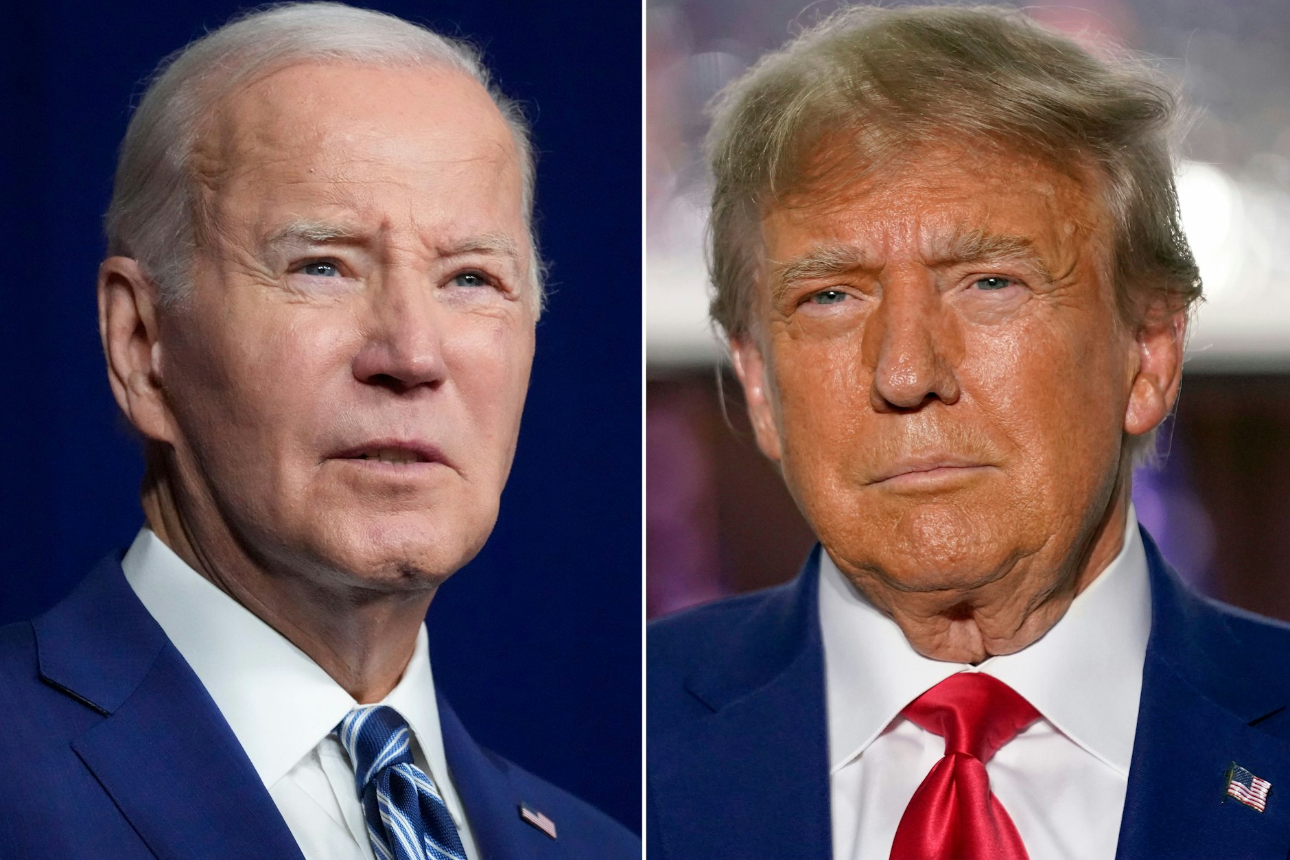 Amtsinhaber Joe Biden und sein Herausforderer Donald Trump gehen ins Rennen um das Weiße Haus