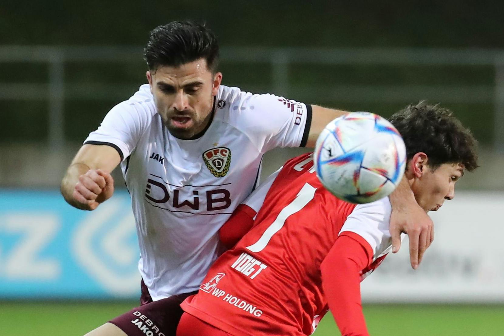 Ist konsequent im Zweikampf und zielstrebig in dem, was er will: David Haider vom BFC Dynamo