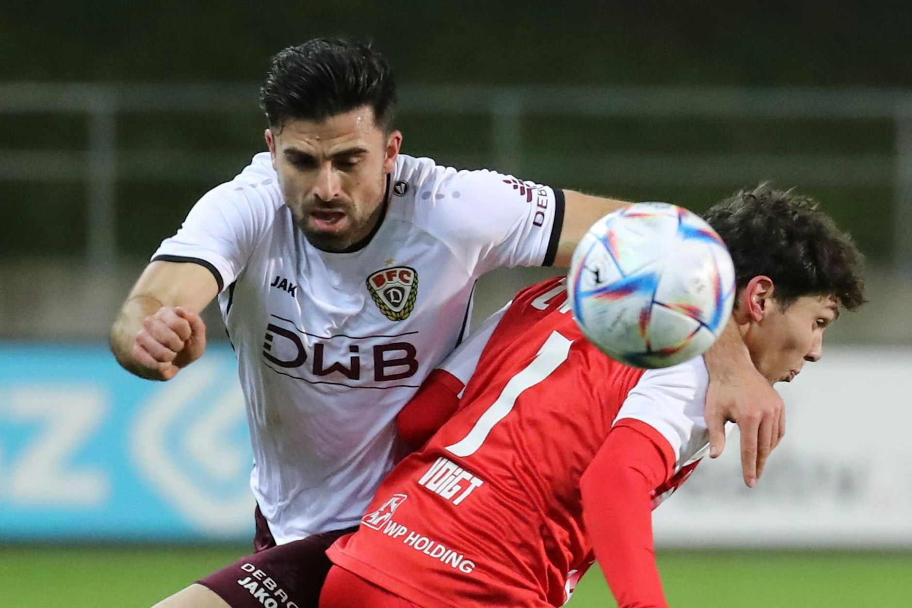 Ist konsequent im Zweikampf und zielstrebig in dem, was er will: David Haider vom BFC Dynamo