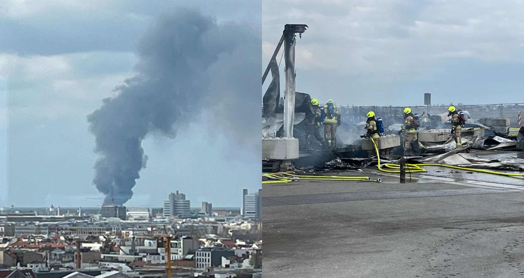 Update! Verdacht auf Brandstiftung bei Brand in Tegel: „Entstand in der Halle“