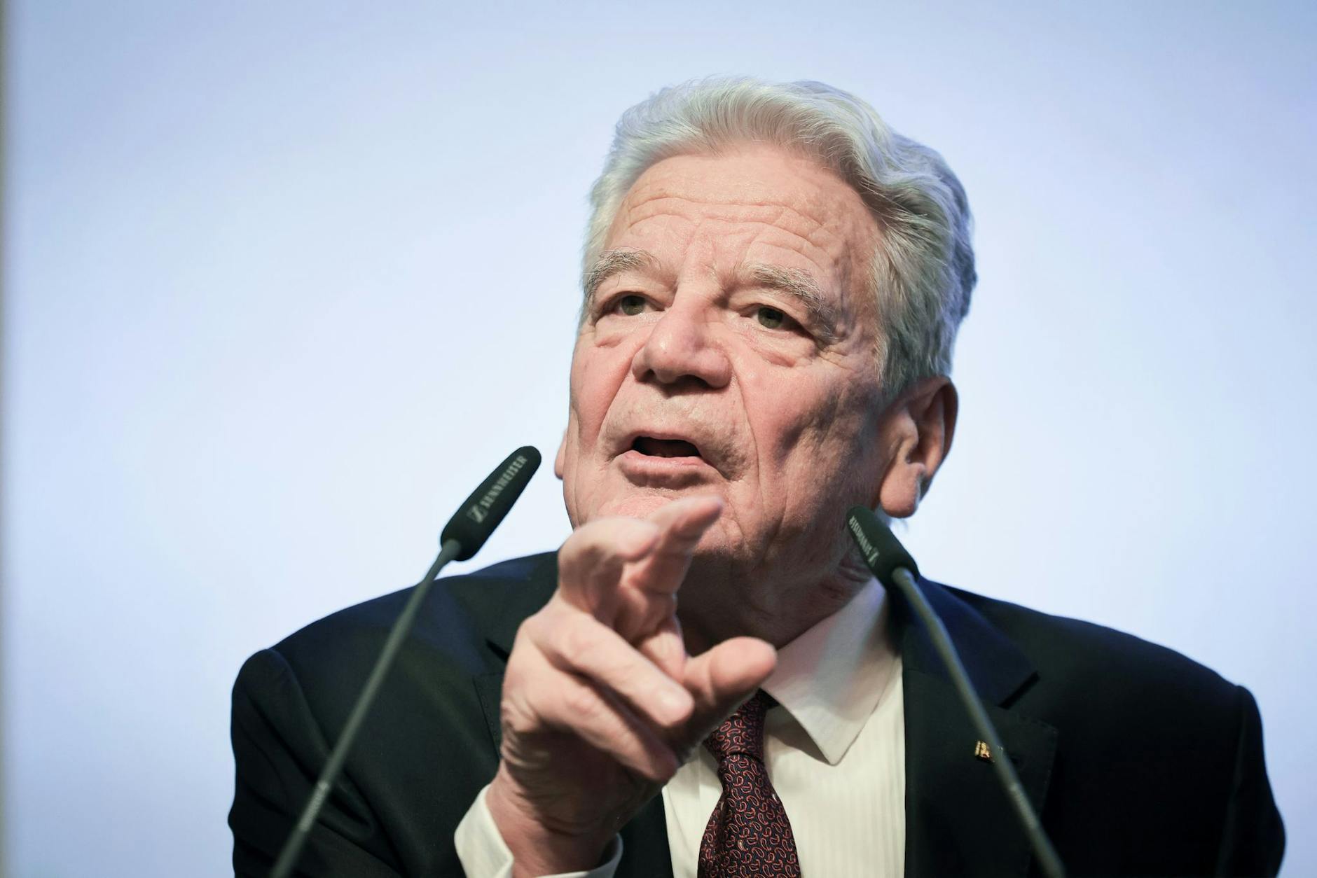 ARCHIV - «Denn wir, die Bürger, sind es doch, die die Freiheit entweder verspielen oder verteidigen und bewahren», sagt Joachim Gauck.