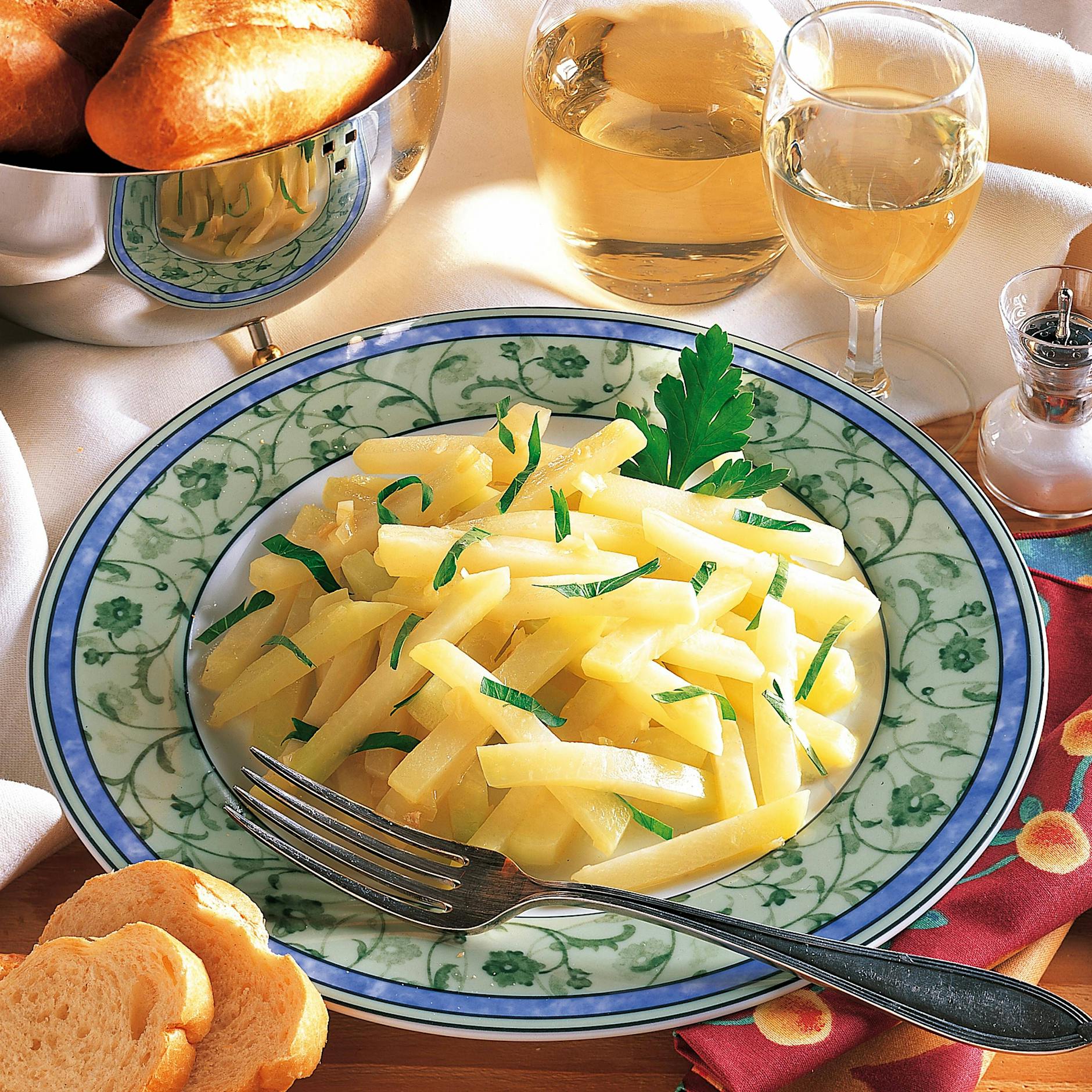 Rezept für Kohlrabi-Gemüse in cremiger Senfsoße: Unschlagbar lecker