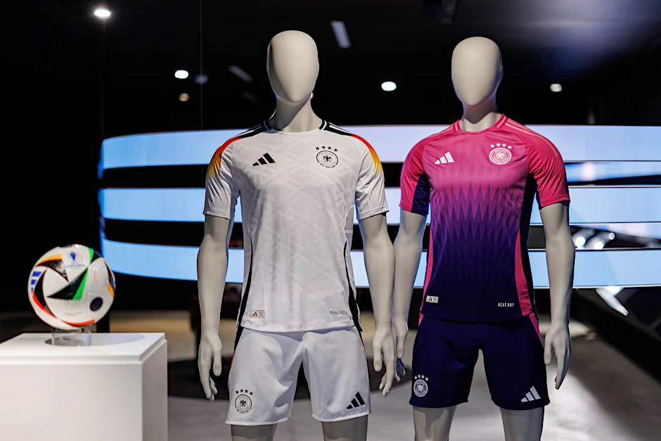 Das Heimtrikot bleibt weiß, auswärts wird es bunt …
