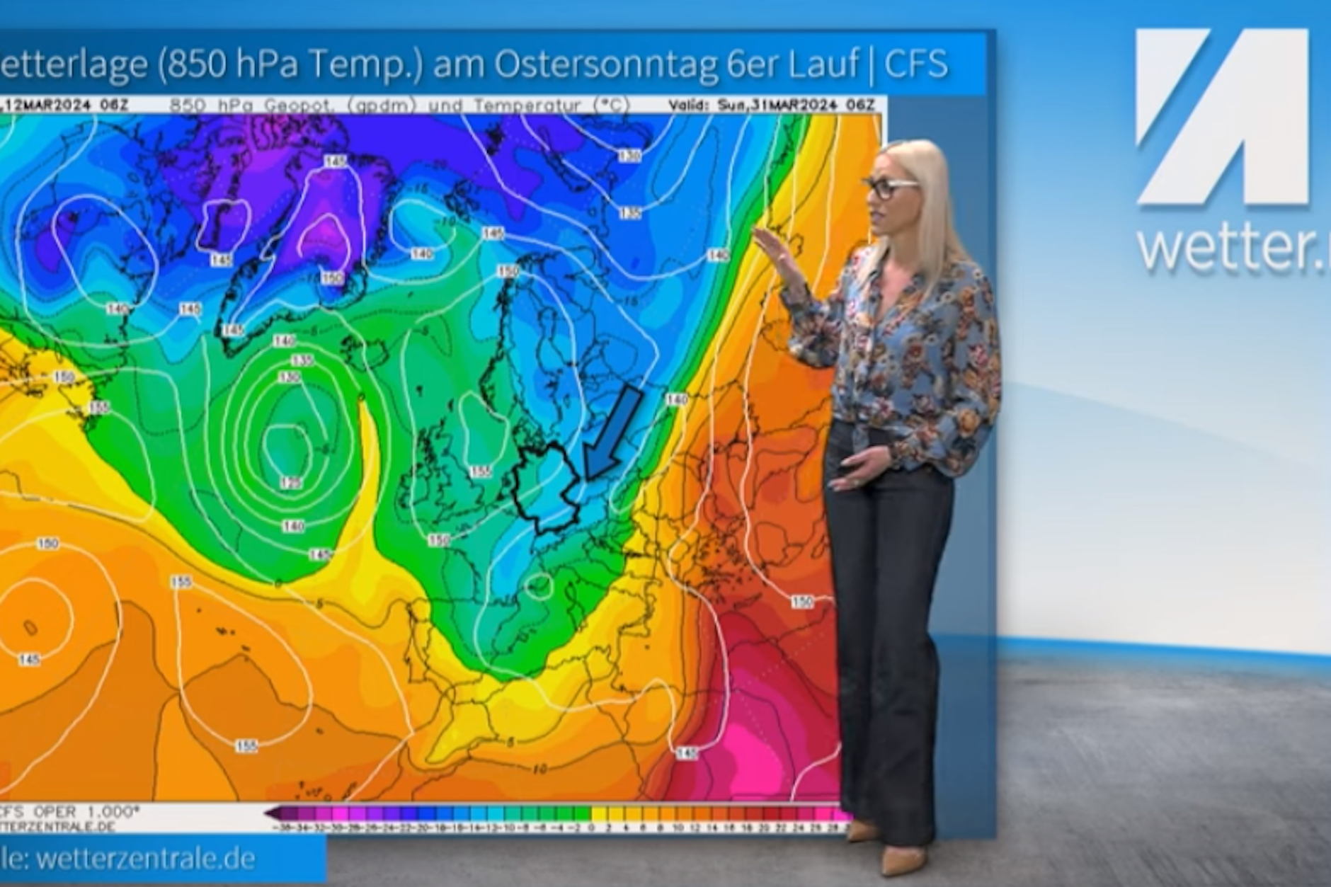 Bringt das Oster-Wetter den Winter zurück? Könnte sein, meint Wetter-Expertin Kathy Schrey.