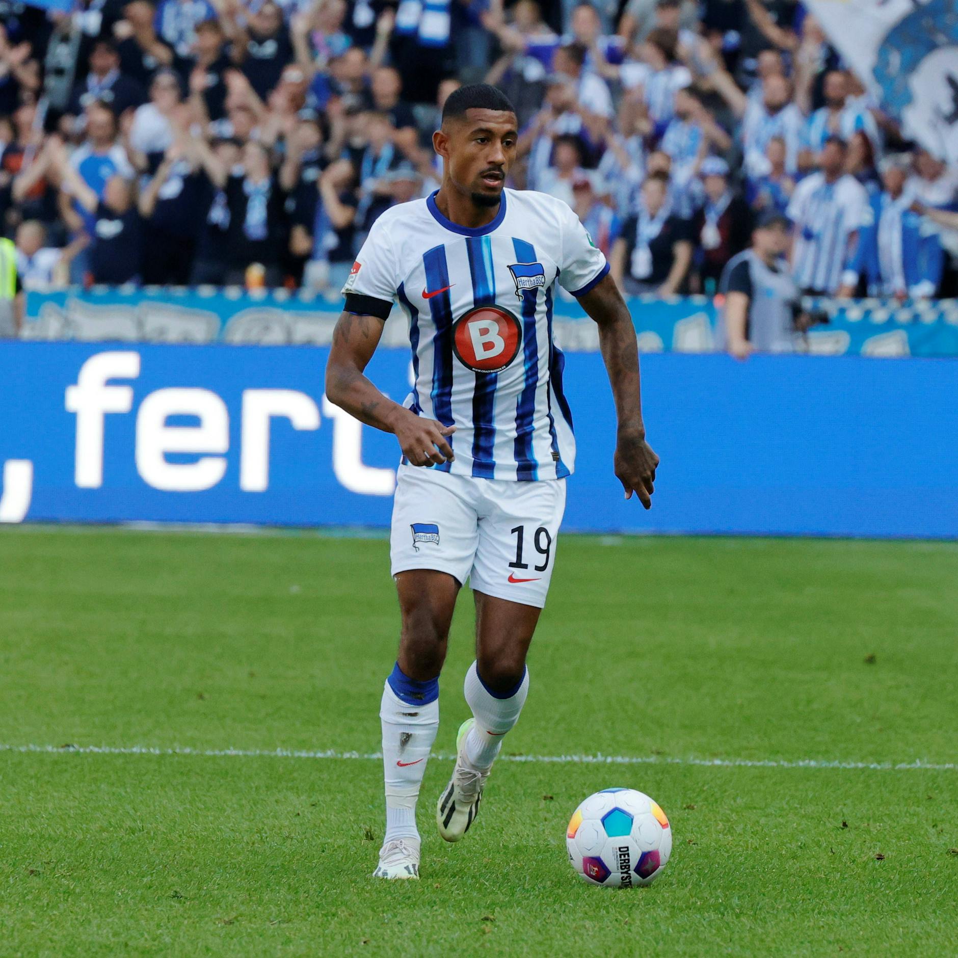 Jeremy Dudziak machte bisher zehn Spiele für Hertha BSC. Nach langer Verletzungspause ist er wieder erste Wahl bei Trainer Pal Dardai.